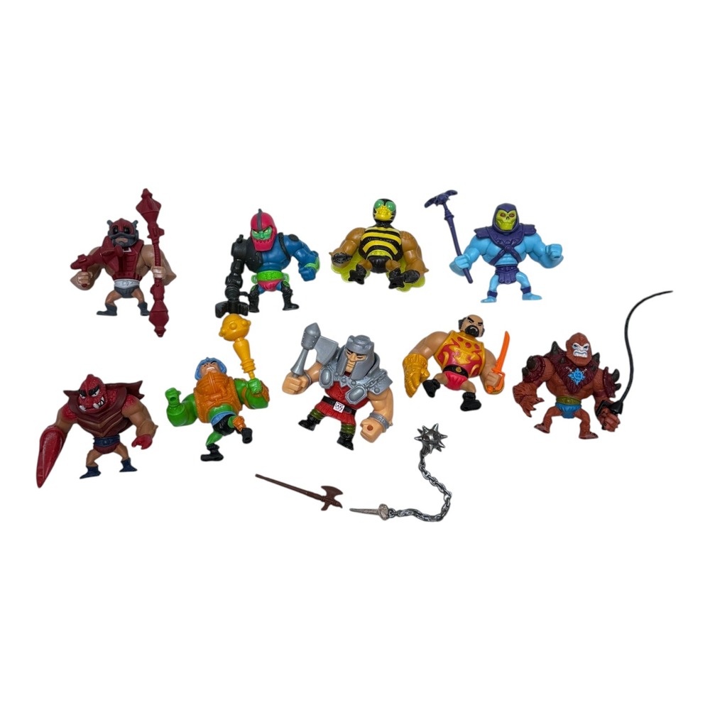 Mattel Masters of the Universe Eternia Minis Figure Lot 9  Trap Jaw Fisto More